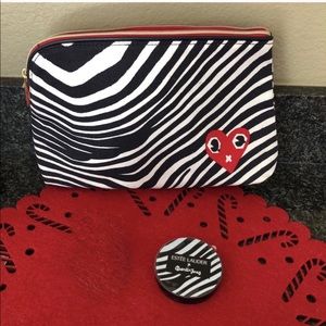 Estée Lauder Makeup Bag k Matching Shimmer Compact